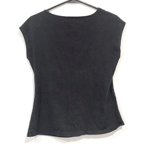 Ann Taylor Loft Black Short Sleeve Top — Size S - Picture 5 of 5